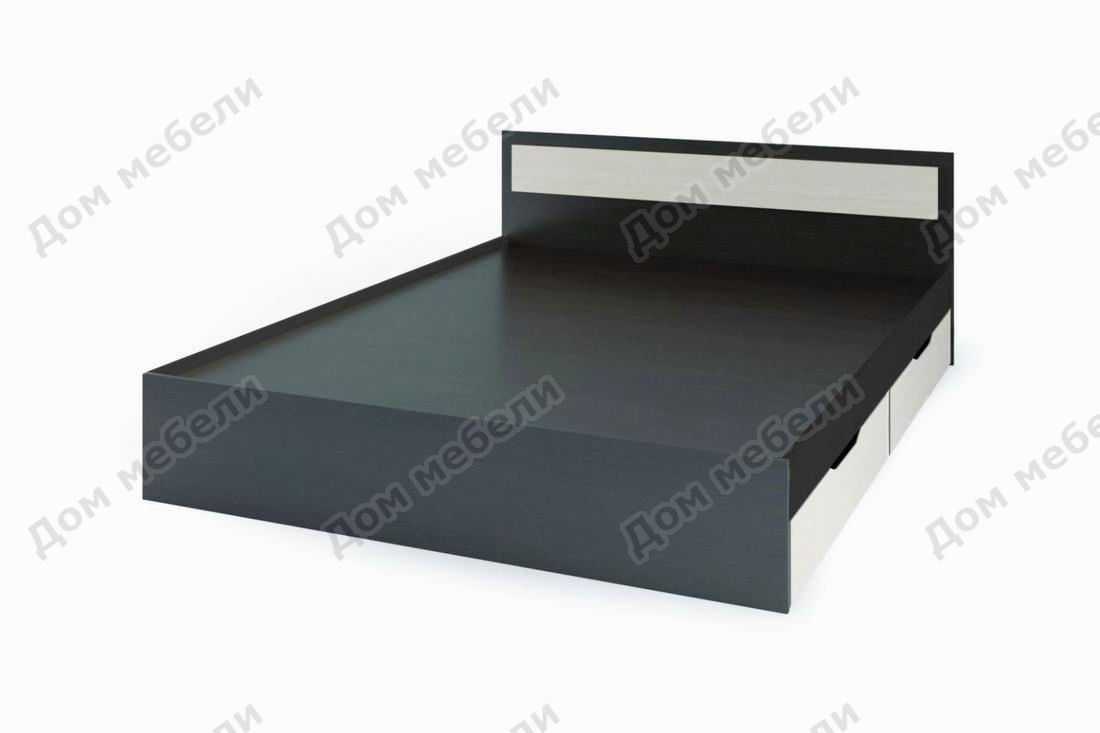 Кровать Гармония КР-605 1400*2000 венге/белфорт с ящиками